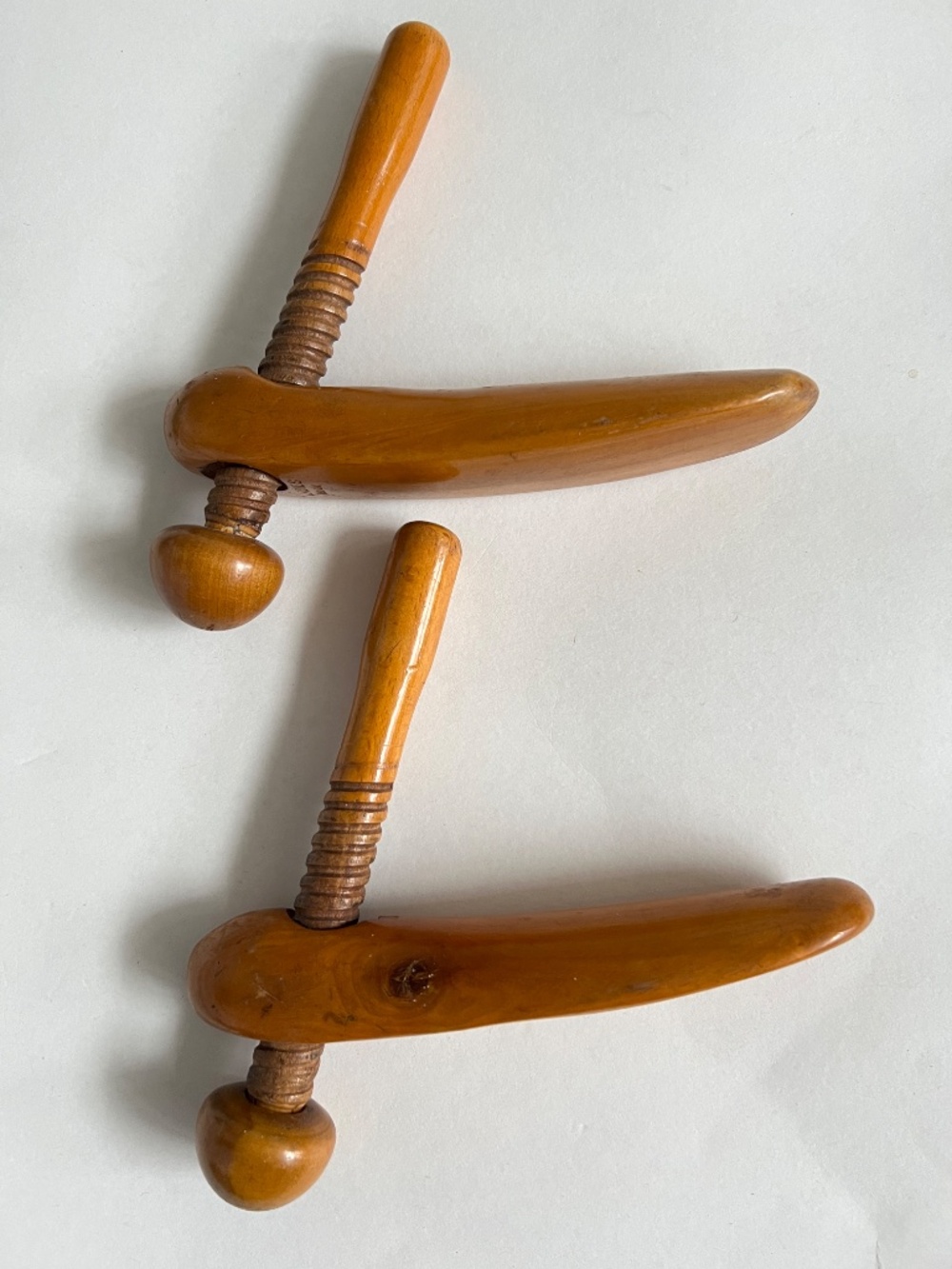 Watts Patent Wooden Shoe Stretcher Form Screw Mechanism Vintage Ladies Medium
